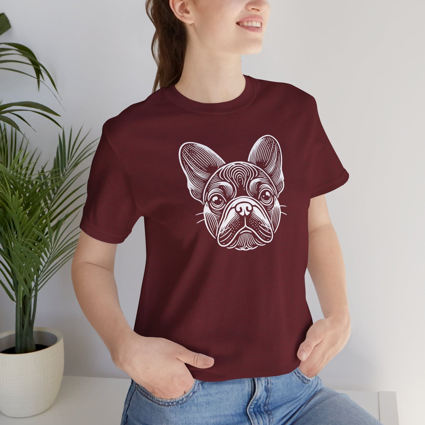 Woodcut Frenchie - Unisex Tee