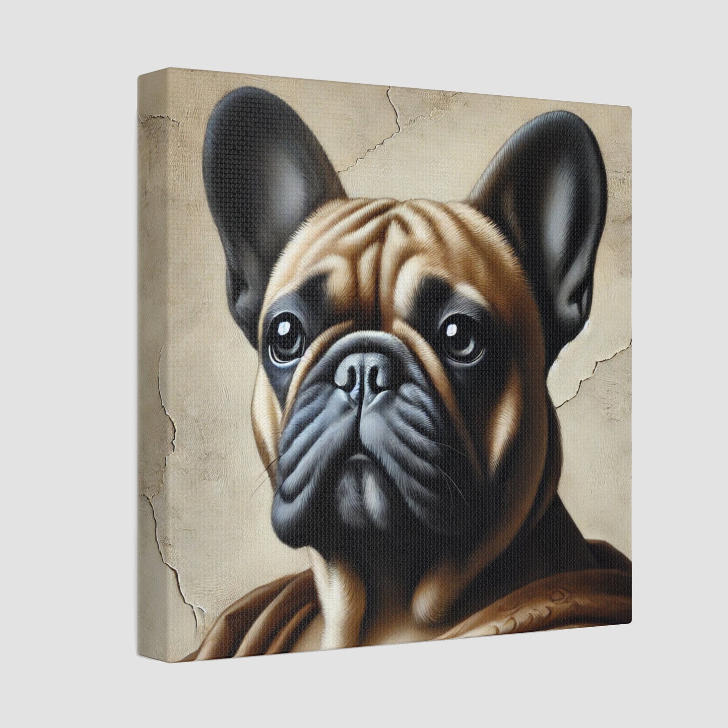 Renaissance Art Frenchie - Gallery Wrap Canvas