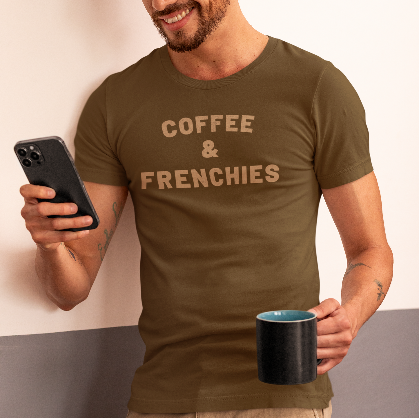 Coffee & Frenchies - Unisex Tee